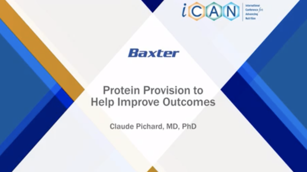 Protein provision to help improve outcomes (Dr. Claude Pichard)