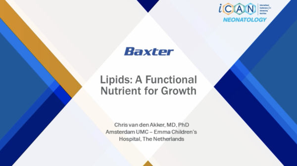 Lipids a functional nutrient for growth (Dr. Chris van den Akker) 