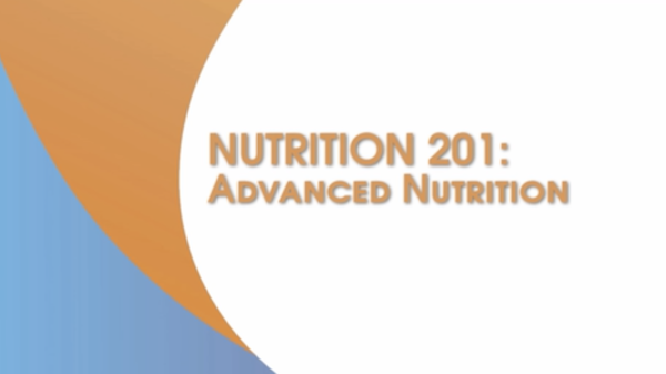 IVTMS: NUTRITION 201 - ADVANCED NUTRITION