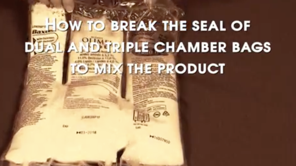 IV Therapy Made Simple- Nutrition: How to Break the Seal on Dual and Triple Chamber Bags